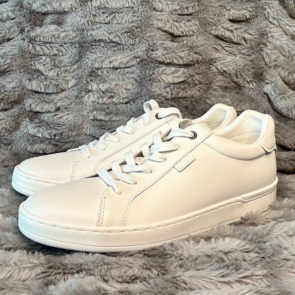 NWT - Coach White Leather Women’s & Mens Sneakers